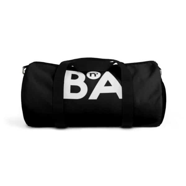 BnA Logo, Black Duffel Bag 1