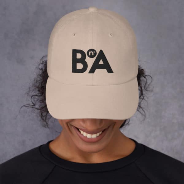 BnA Black Lettering, Dad Hat 3