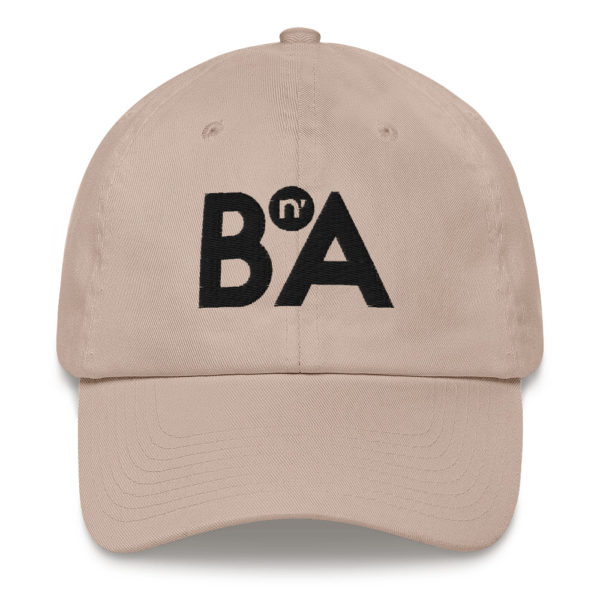 BnA Black Lettering, Dad Hat 1