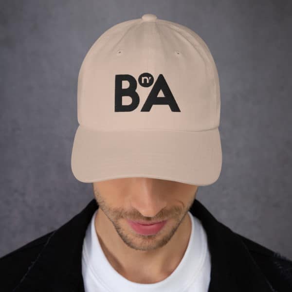 BnA Black Lettering, Dad Hat 2