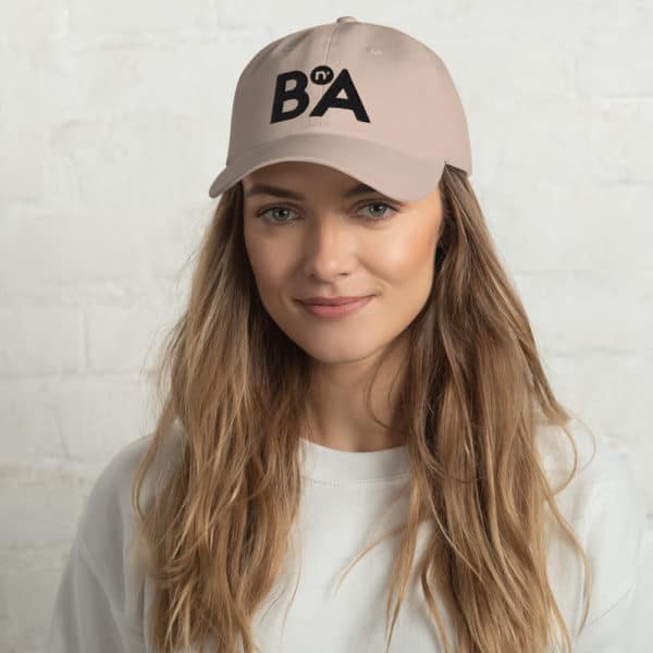 BnA Black Lettering, Dad Hat 4