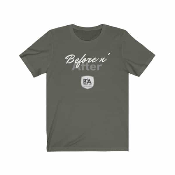 Retro Lettering with Shield, Unisex Jersey Tee 2