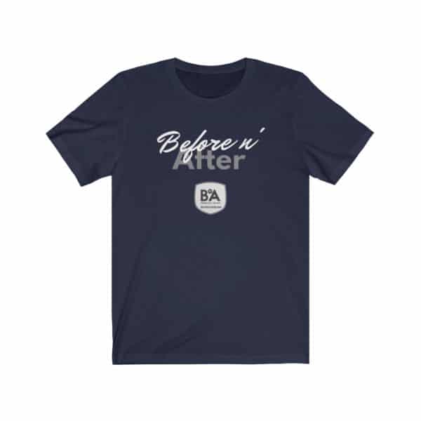 Retro Lettering with Shield, Unisex Jersey Tee 6