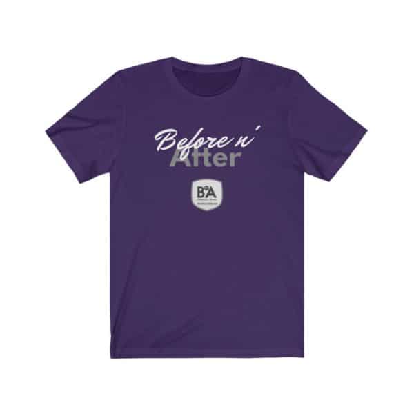Retro Lettering with Shield, Unisex Jersey Tee 7