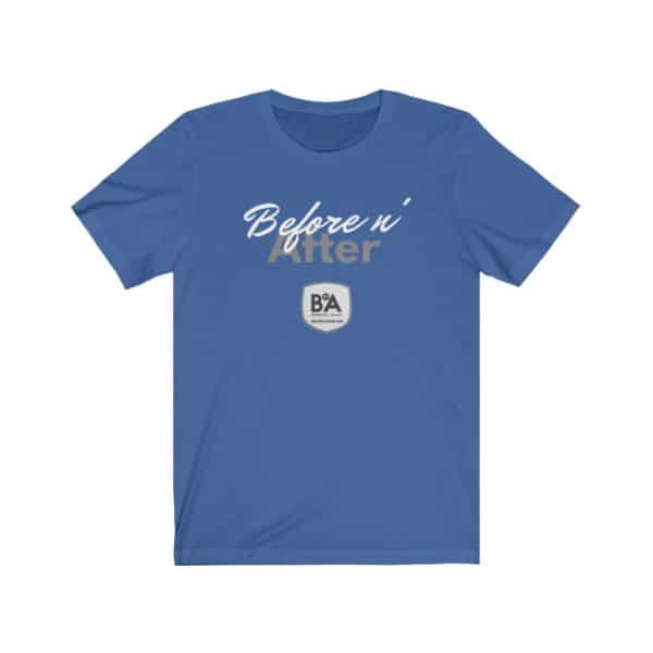 Retro Lettering with Shield, Unisex Jersey Tee 3