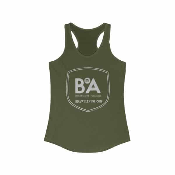 Women's BnA Shield Racerback Tank 2