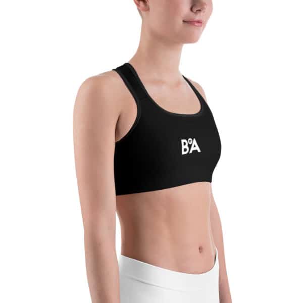 BnA Logo, Black Sports bra 3