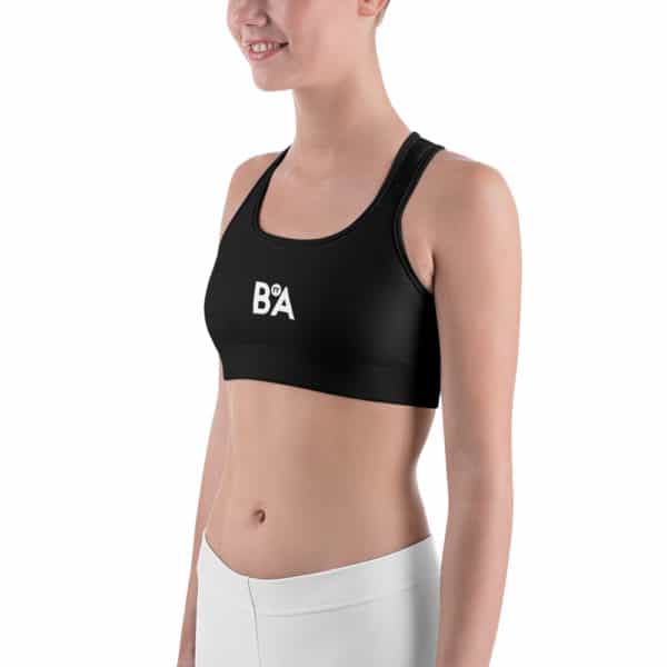 BnA Logo, Black Sports bra 2